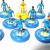 Subbuteo Andrew Table Soccer Tottenham Hotspurs 3rd kit Champions League edition retro on WSB Professional Bases